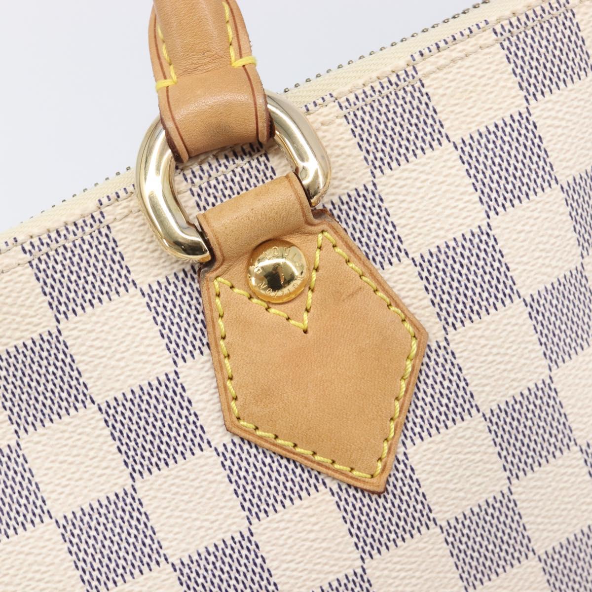 LOUIS VUITTON Damier Azur Saleya PM Tote Bag N51186 LV Auth 213960V