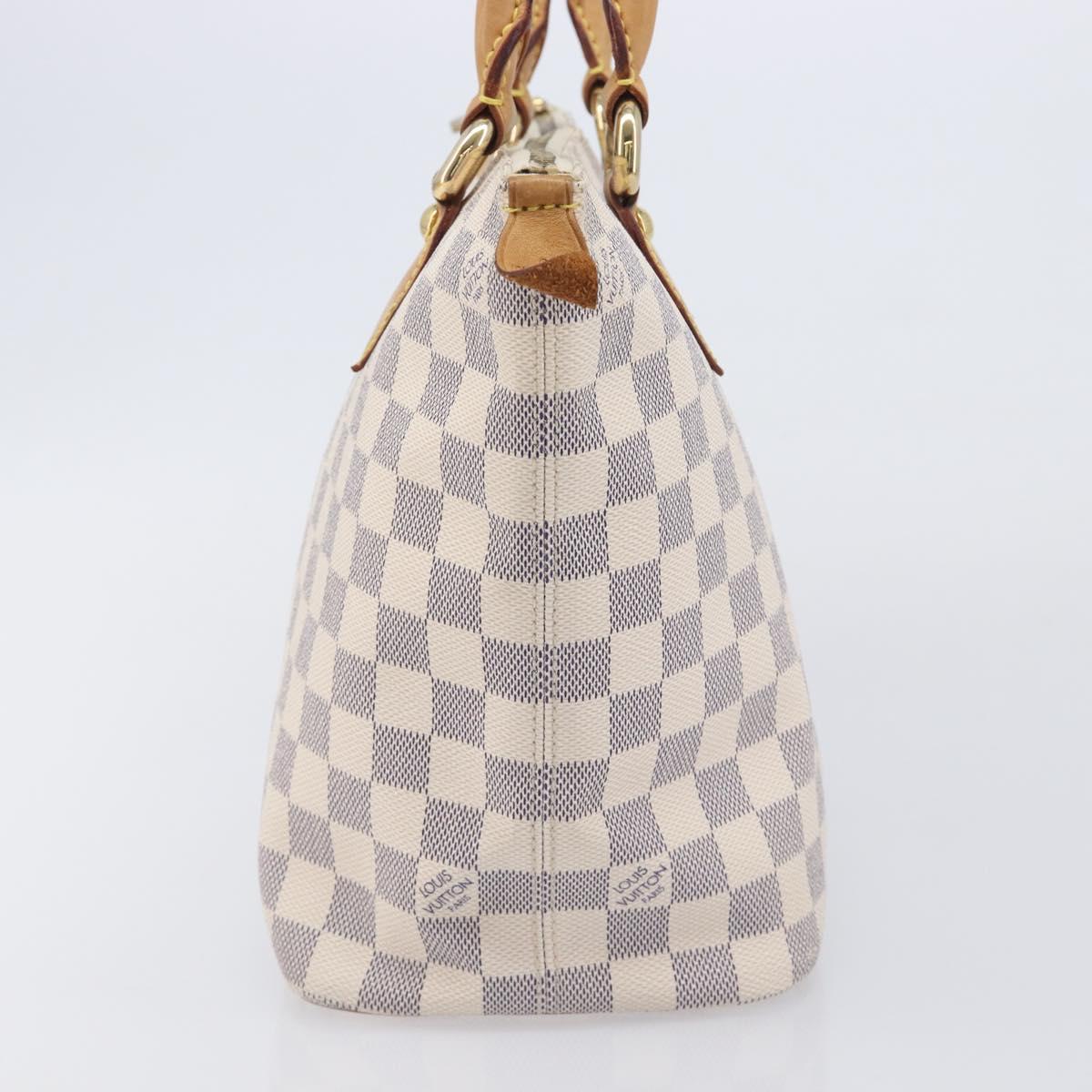 LOUIS VUITTON Damier Azur Saleya PM Tote Bag N51186 LV Auth 213960V