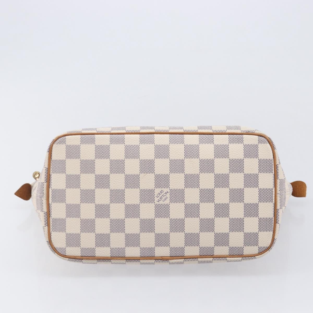 LOUIS VUITTON Damier Azur Saleya PM Tote Bag N51186 LV Auth 213960V