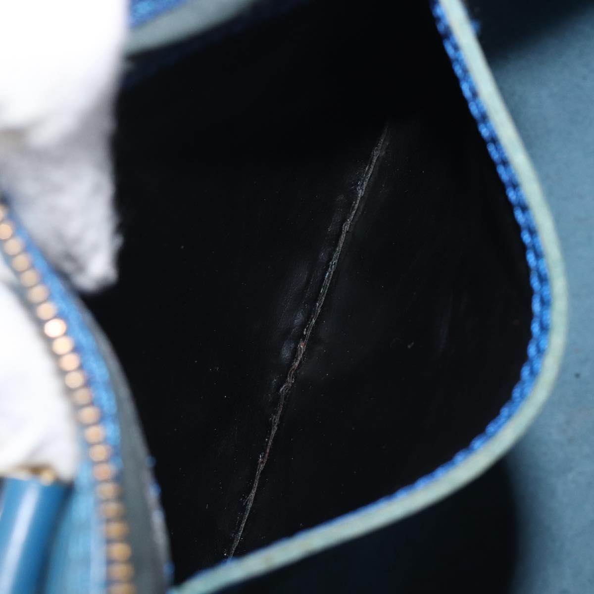 LOUIS VUITTON Epi Speedy 30 Hand Bag Toledo Blue M43005 LV Auth 213968V