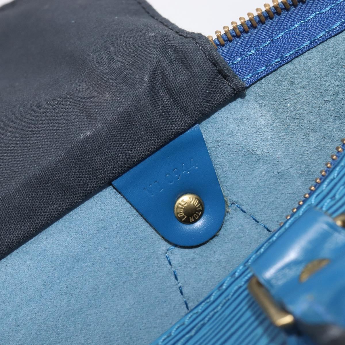 LOUIS VUITTON Epi Speedy 30 Hand Bag Toledo Blue M43005 LV Auth 213968V