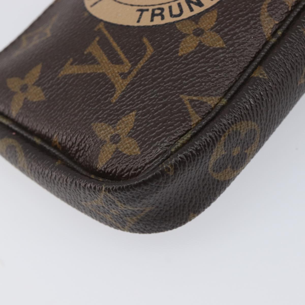 LOUIS VUITTON Mini Pochette Accessoires Pouch T&B M60153 LV Auth 214019V