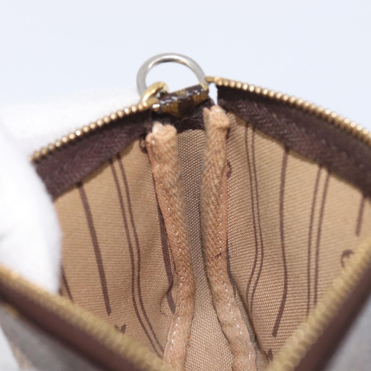 LOUIS VUITTON Mini Pochette Accessoires Pouch T&B M60153 LV Auth 214019V