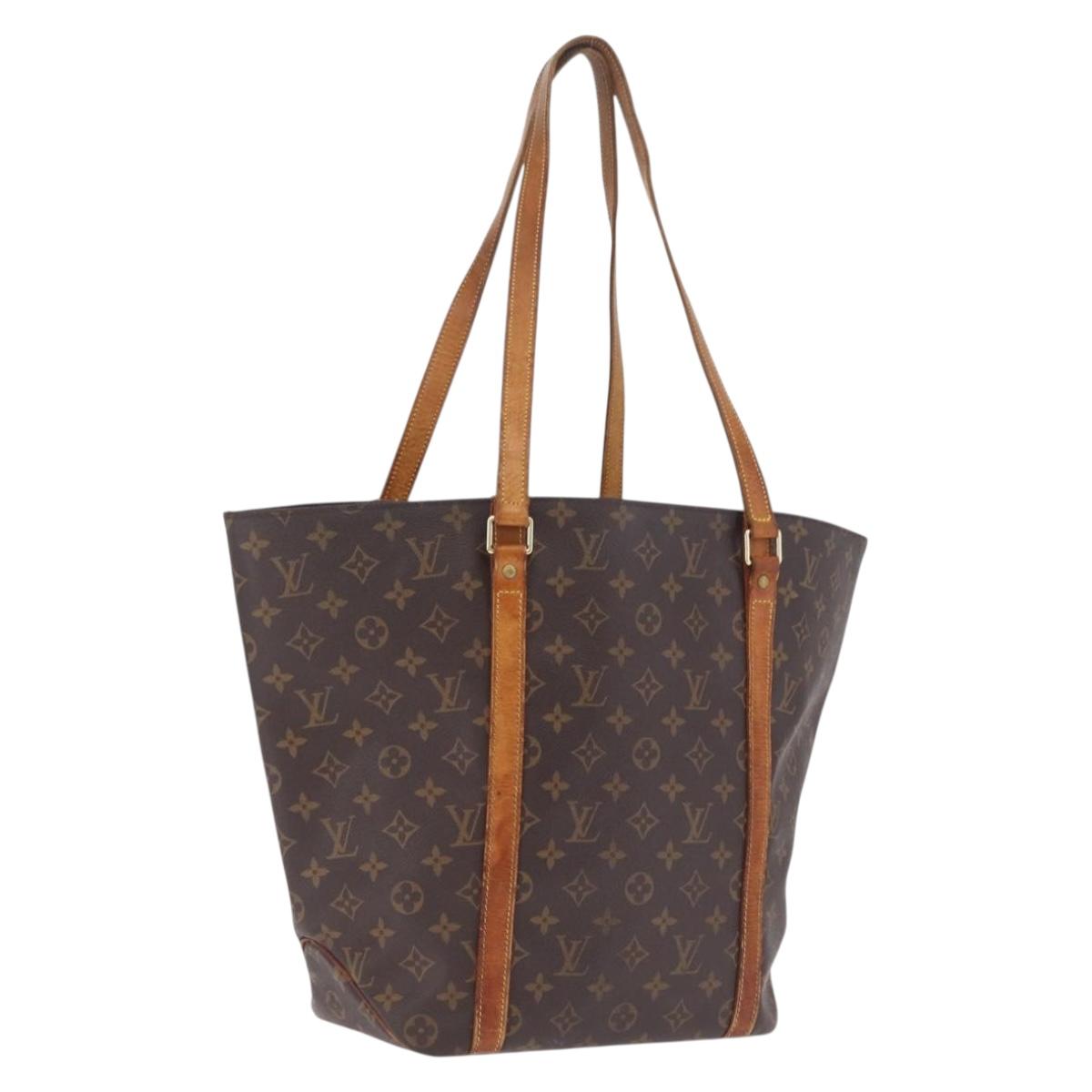 LOUIS VUITTON Monogram Sac Shopping Tote Bag M51108 LV Auth 214031