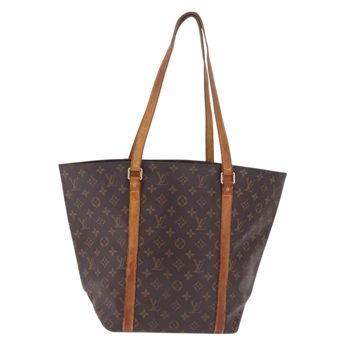 LOUIS VUITTON Monogram Sac Shopping Tote Bag M51108 LV Auth 214031