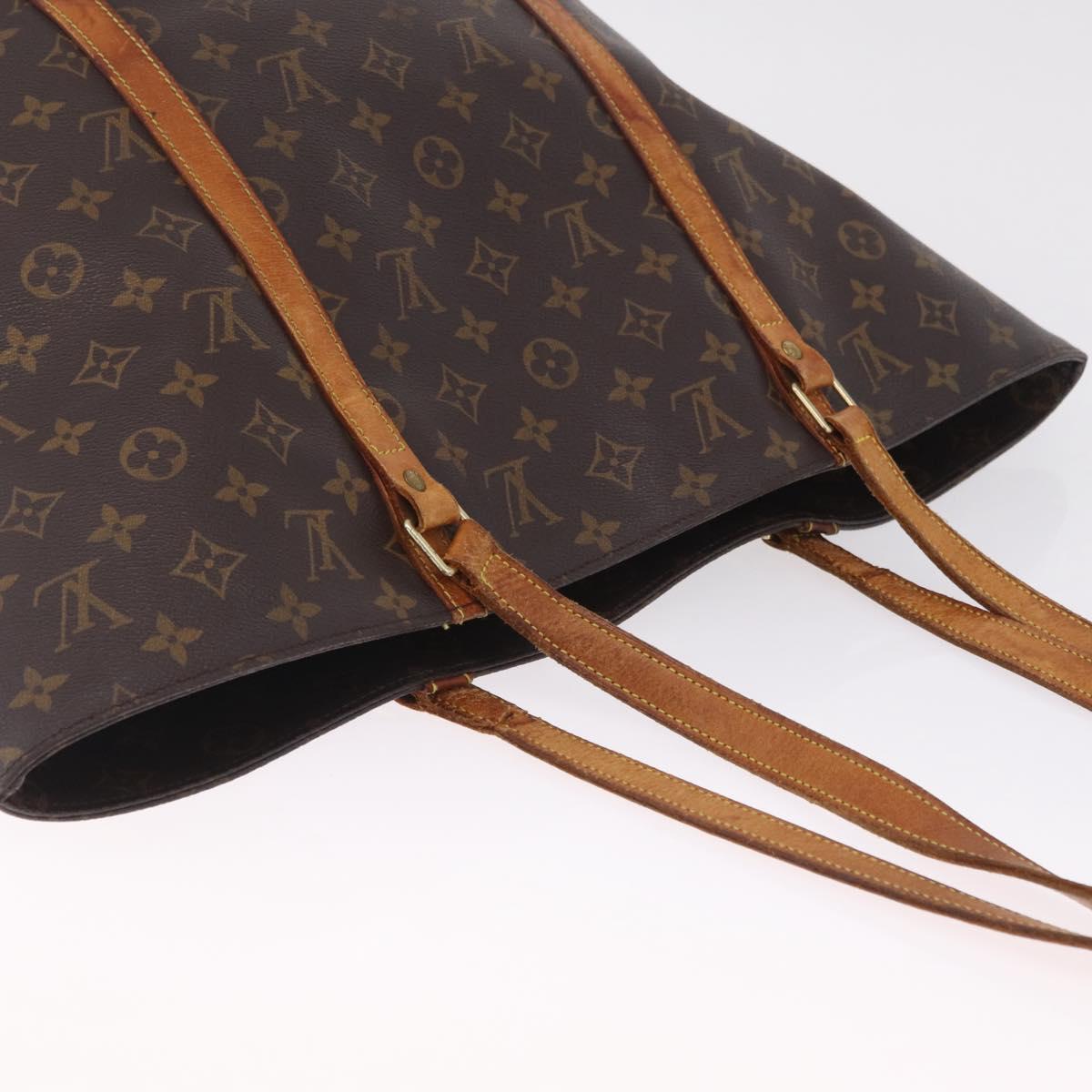 LOUIS VUITTON Monogram Sac Shopping Tote Bag M51108 LV Auth 214031