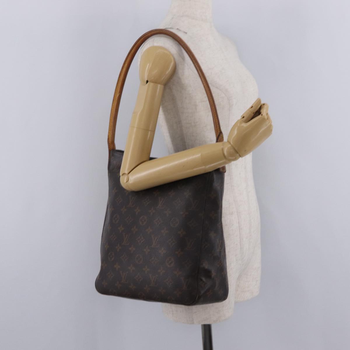 LOUIS VUITTON Monogram Looping GM Shoulder Bag M51145 LV Auth 214035