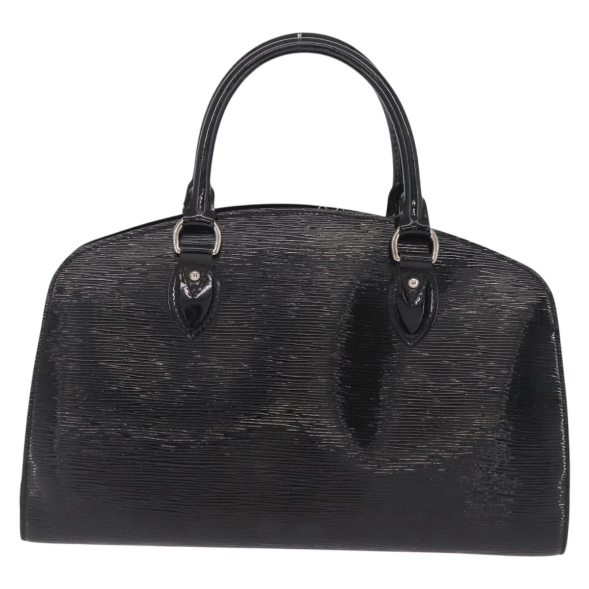 LOUIS VUITTON Epi Pont Neuf PM Hand Bag Noir Electric M5907N LV Auth 214037