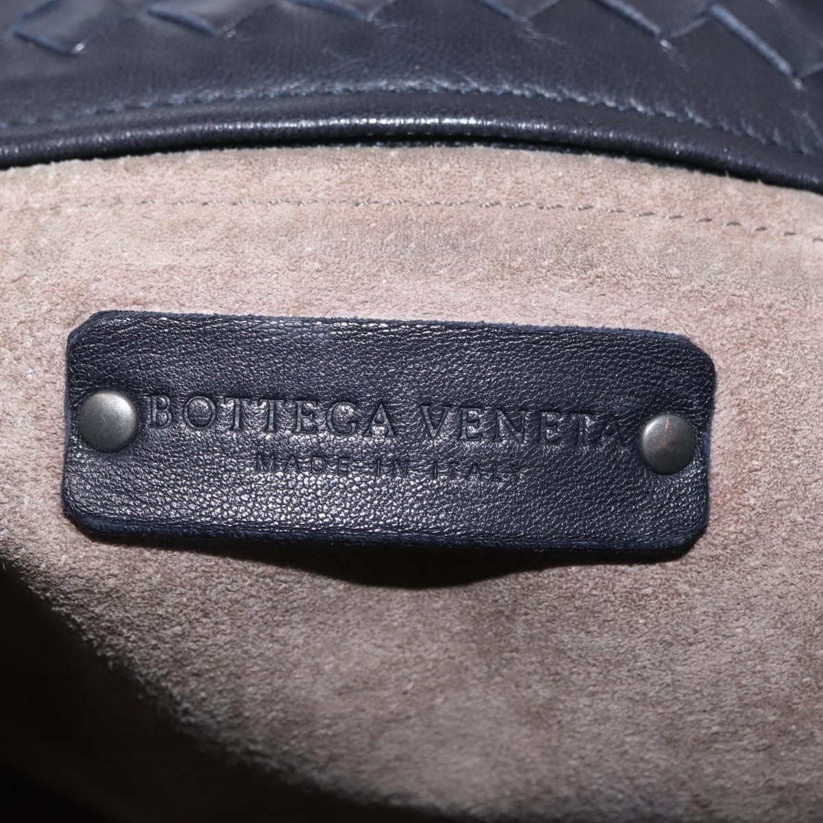 Bottega Veneta INTRECCIATO Garda Tote Bag Leather Black 179320 Auth 214046V