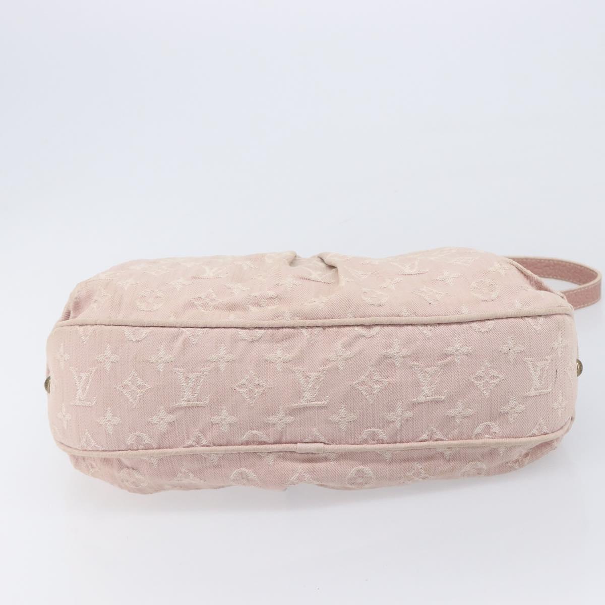LOUIS VUITTON Monogram Denim Slytree Shoulder Bag Pink M95833 LV Auth 214062