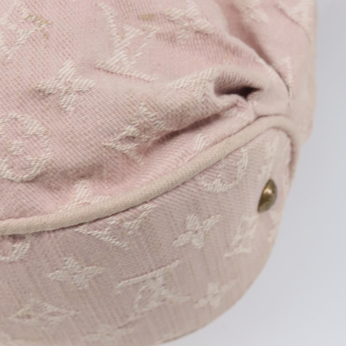 LOUIS VUITTON Monogram Denim Slytree Shoulder Bag Pink M95833 LV Auth 214062