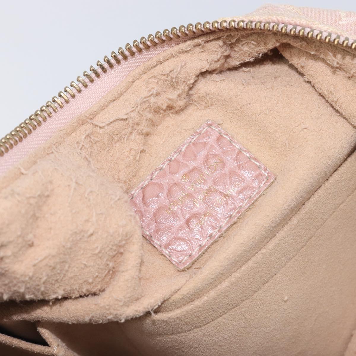LOUIS VUITTON Monogram Denim Slytree Shoulder Bag Pink M95833 LV Auth 214062