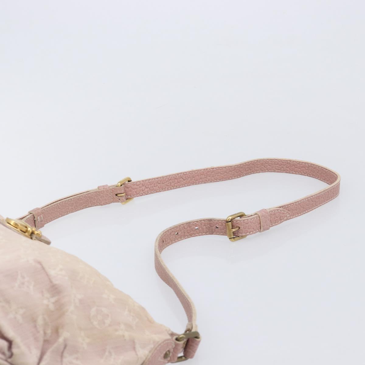 LOUIS VUITTON Monogram Denim Slytree Shoulder Bag Pink M95833 LV Auth 214062