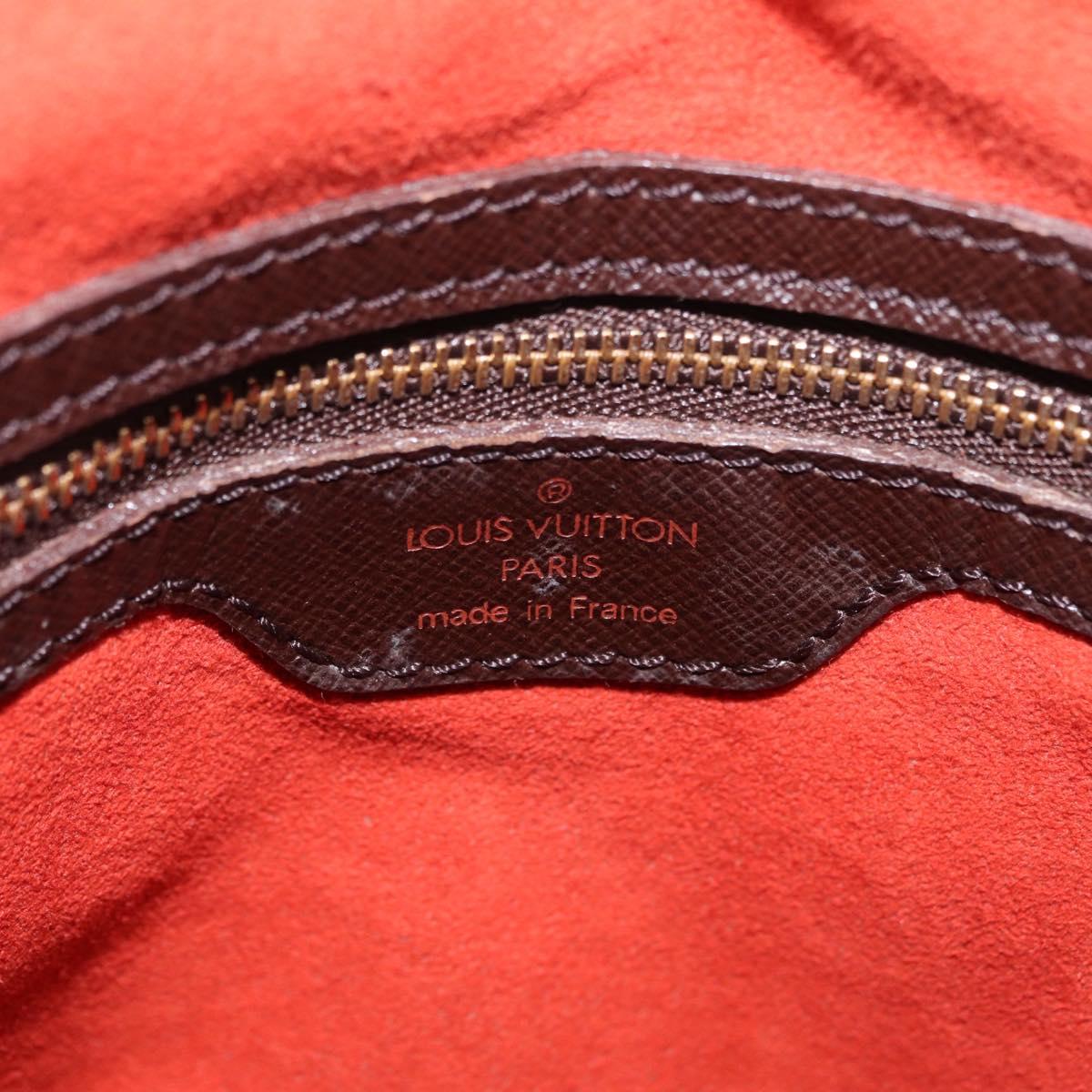 LOUIS VUITTON Damier Ebene Marais Shoulder Bag N42240 LV Auth 214097