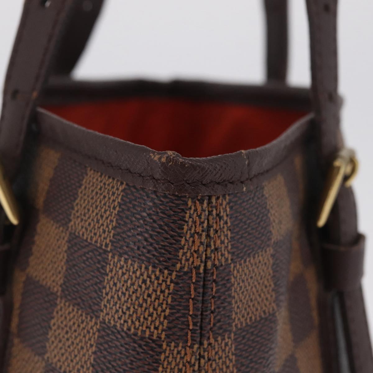 LOUIS VUITTON Damier Ebene Marais Shoulder Bag N42240 LV Auth 214097