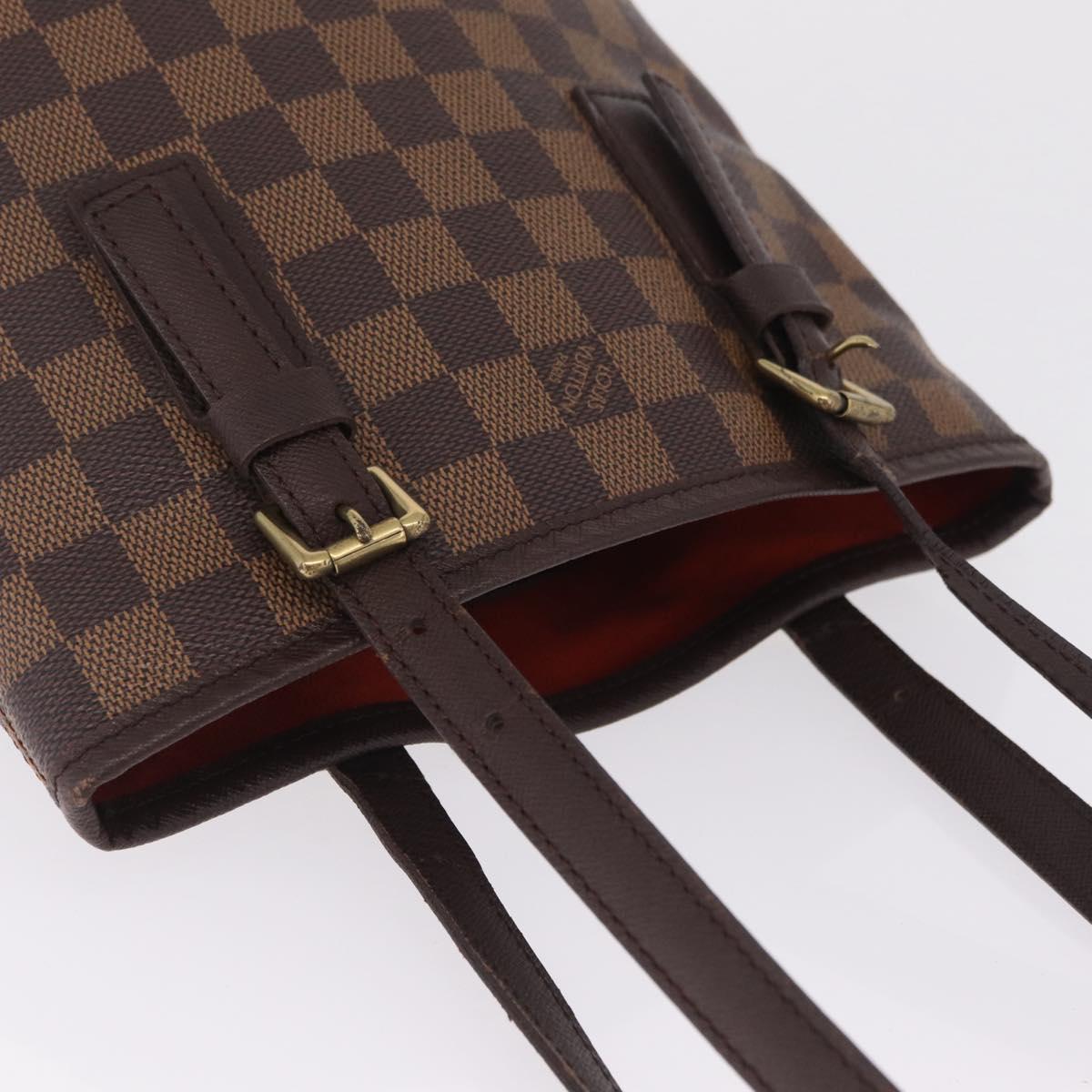 LOUIS VUITTON Damier Ebene Marais Shoulder Bag N42240 LV Auth 214097