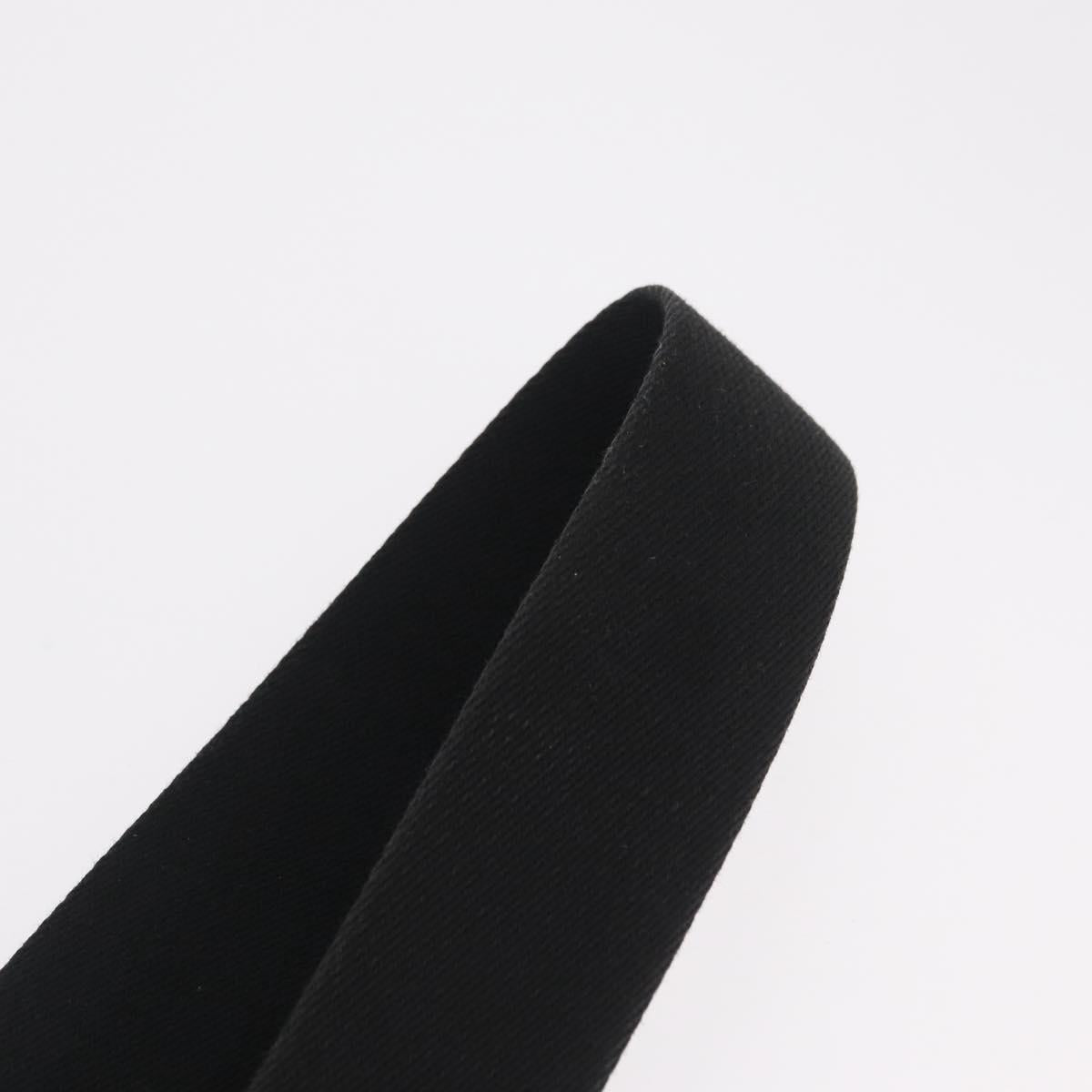 LOUIS VUITTON Tadao Shoulder Strap Canvas Black Silver LV Auth 214127V