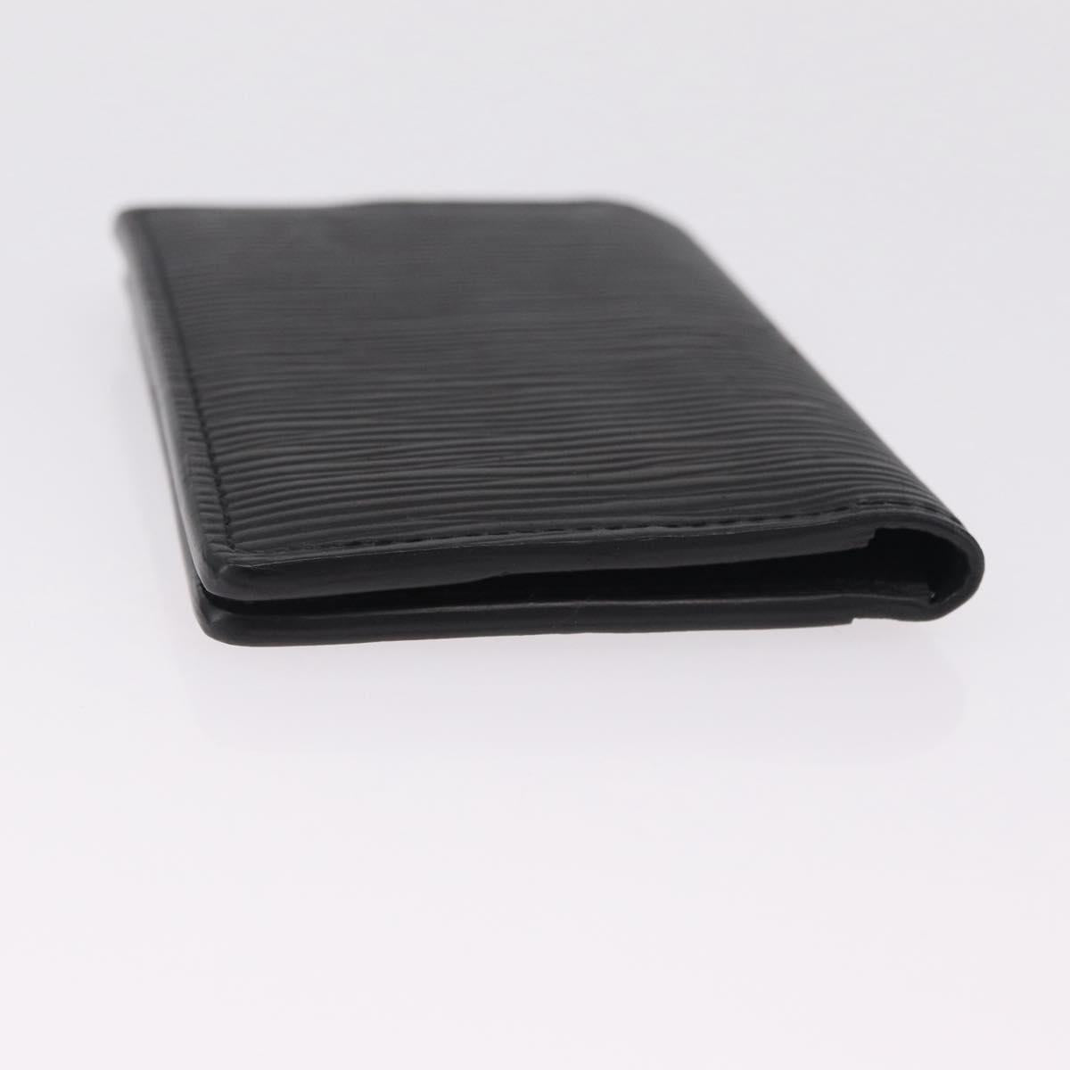 LOUIS VUITTON Epi Organizer Dupoch Card Case Black M60642 LV Auth 214217V