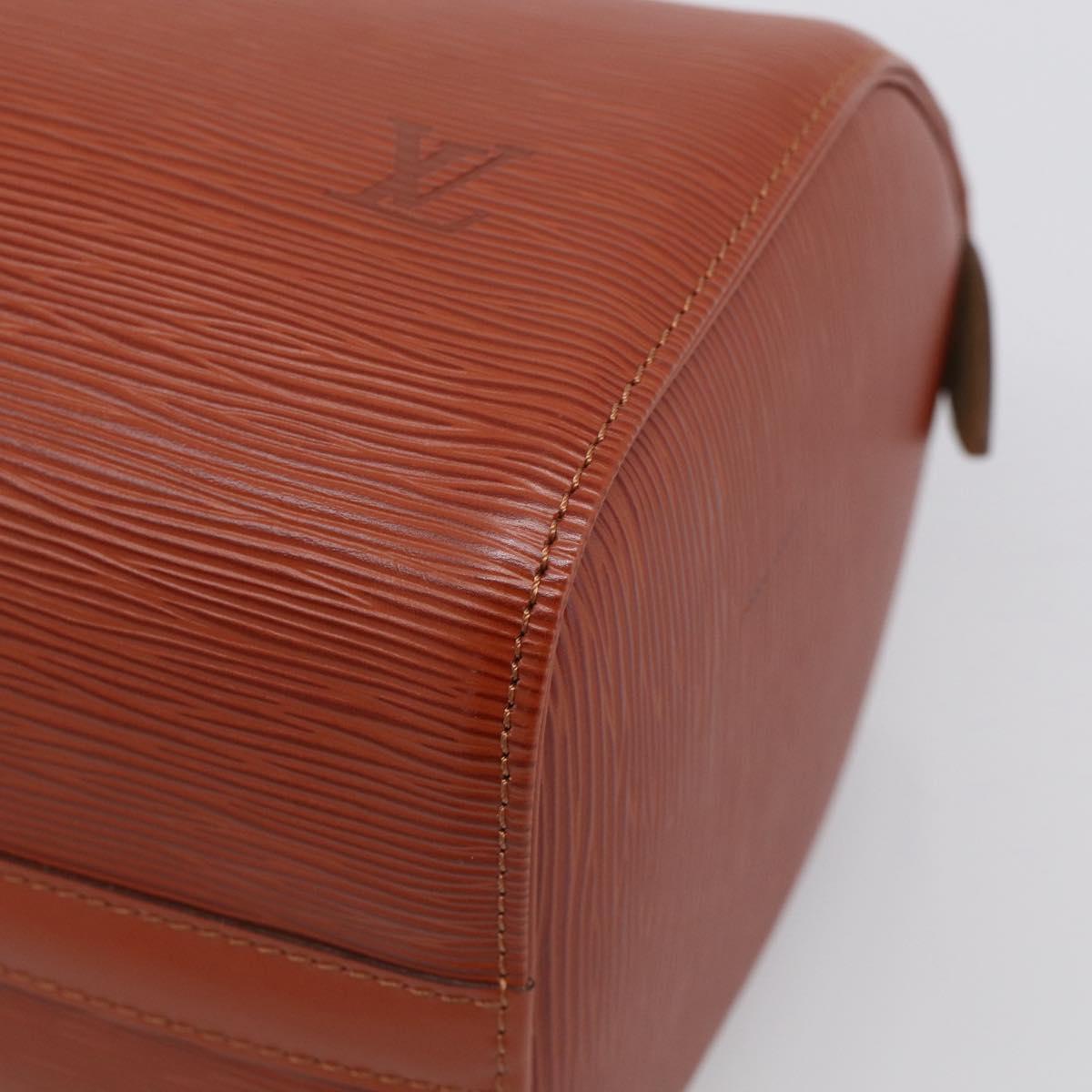 LOUIS VUITTON Epi Speedy 25 Hand Bag Brown M43013 LV Auth 214229V