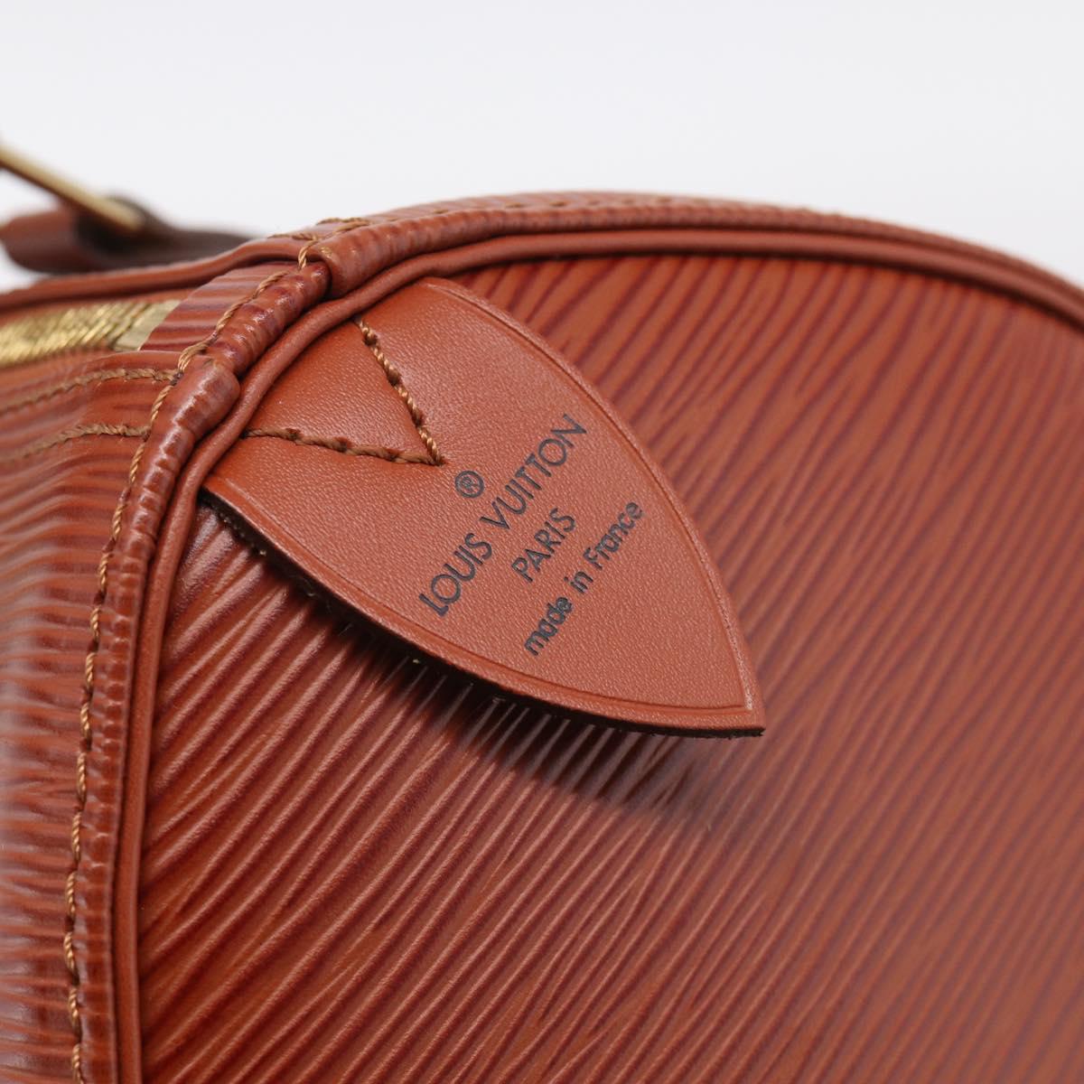 LOUIS VUITTON Epi Speedy 25 Hand Bag Brown M43013 LV Auth 214229V