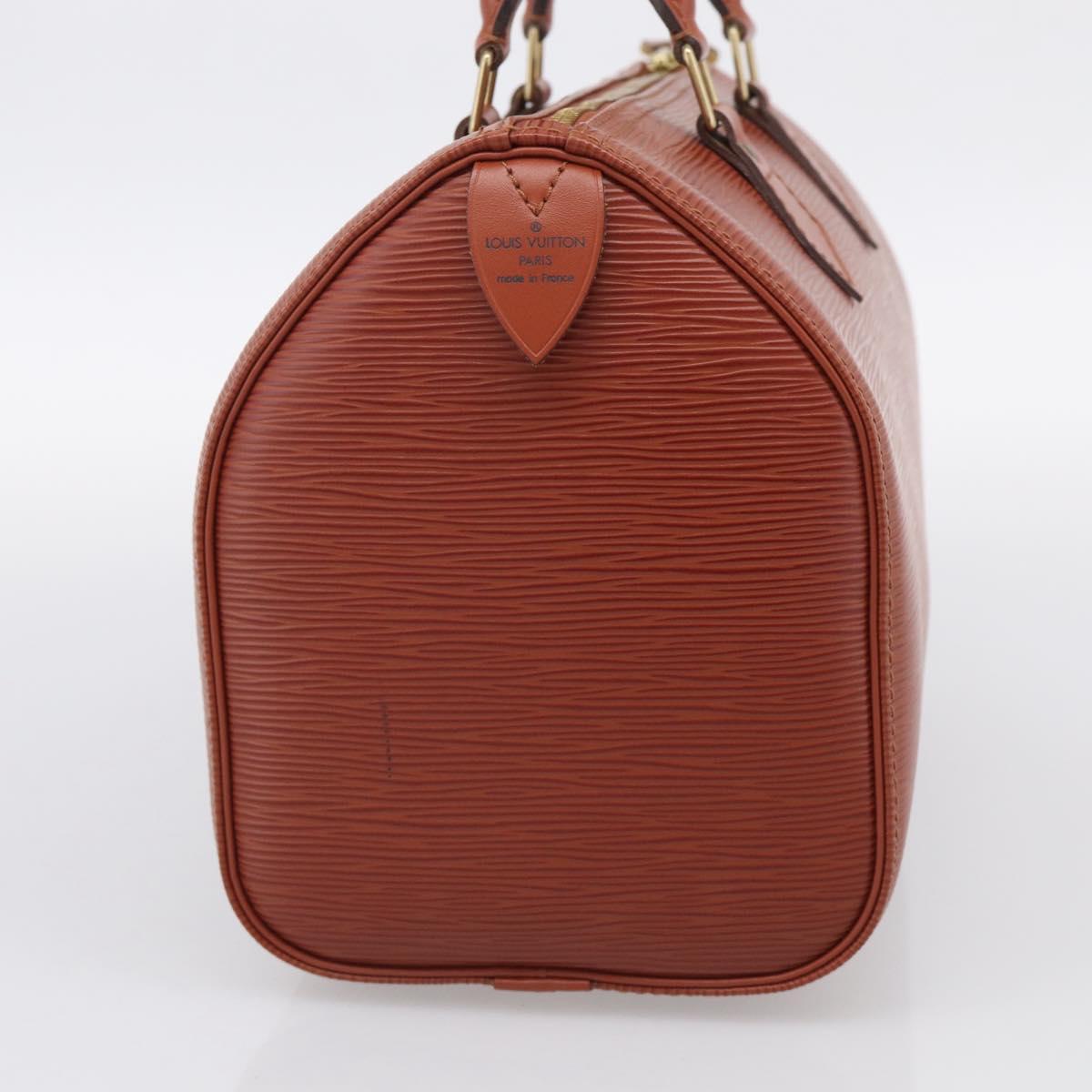 LOUIS VUITTON Epi Speedy 25 Hand Bag Brown M43013 LV Auth 214229V