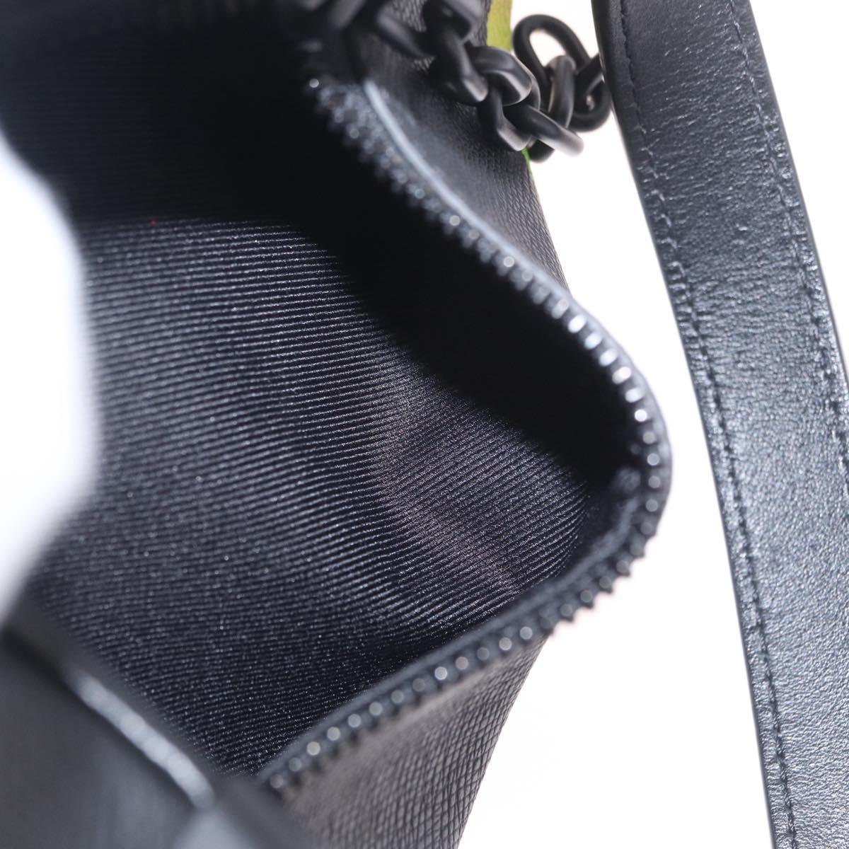 LOUIS VUITTON Taiga Rainbow Mini Soft Trunk Bag Black M30351 LV Auth 214233SAM