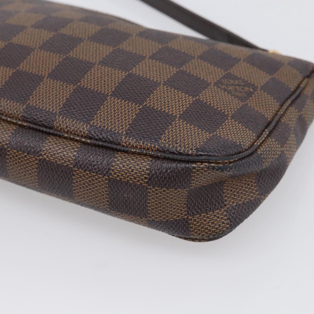 LOUIS VUITTON Damier Ebene Pochette Accessoires Pouch N41206 LV Auth 214466V