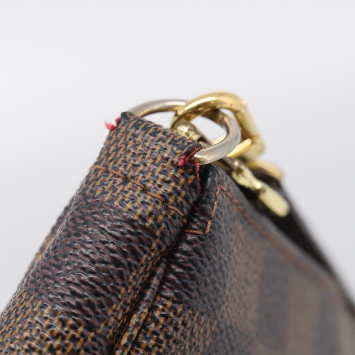 LOUIS VUITTON Damier Ebene Pochette Accessoires Pouch N41206 LV Auth 214466V
