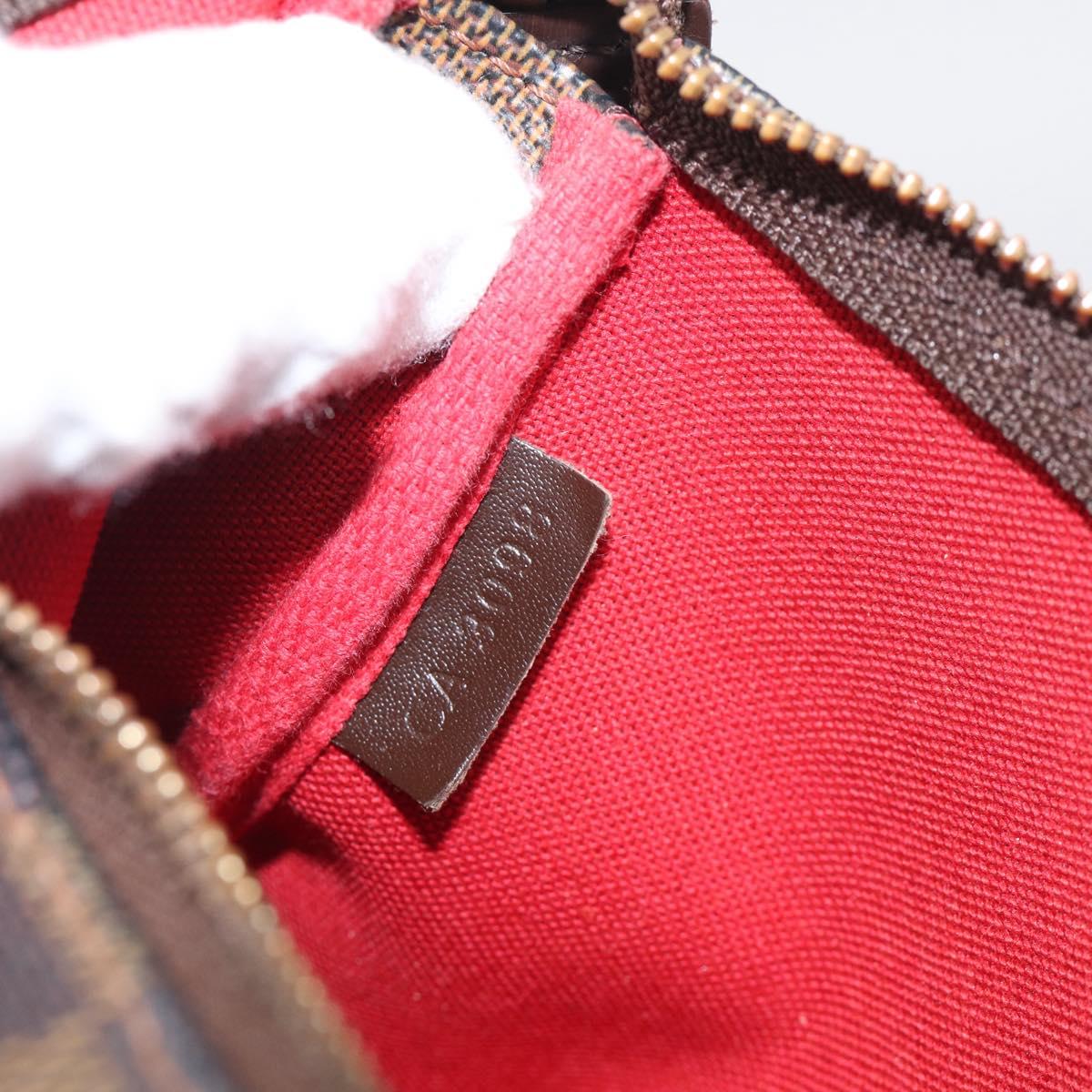 LOUIS VUITTON Damier Ebene Pochette Accessoires Pouch N41206 LV Auth 214466V