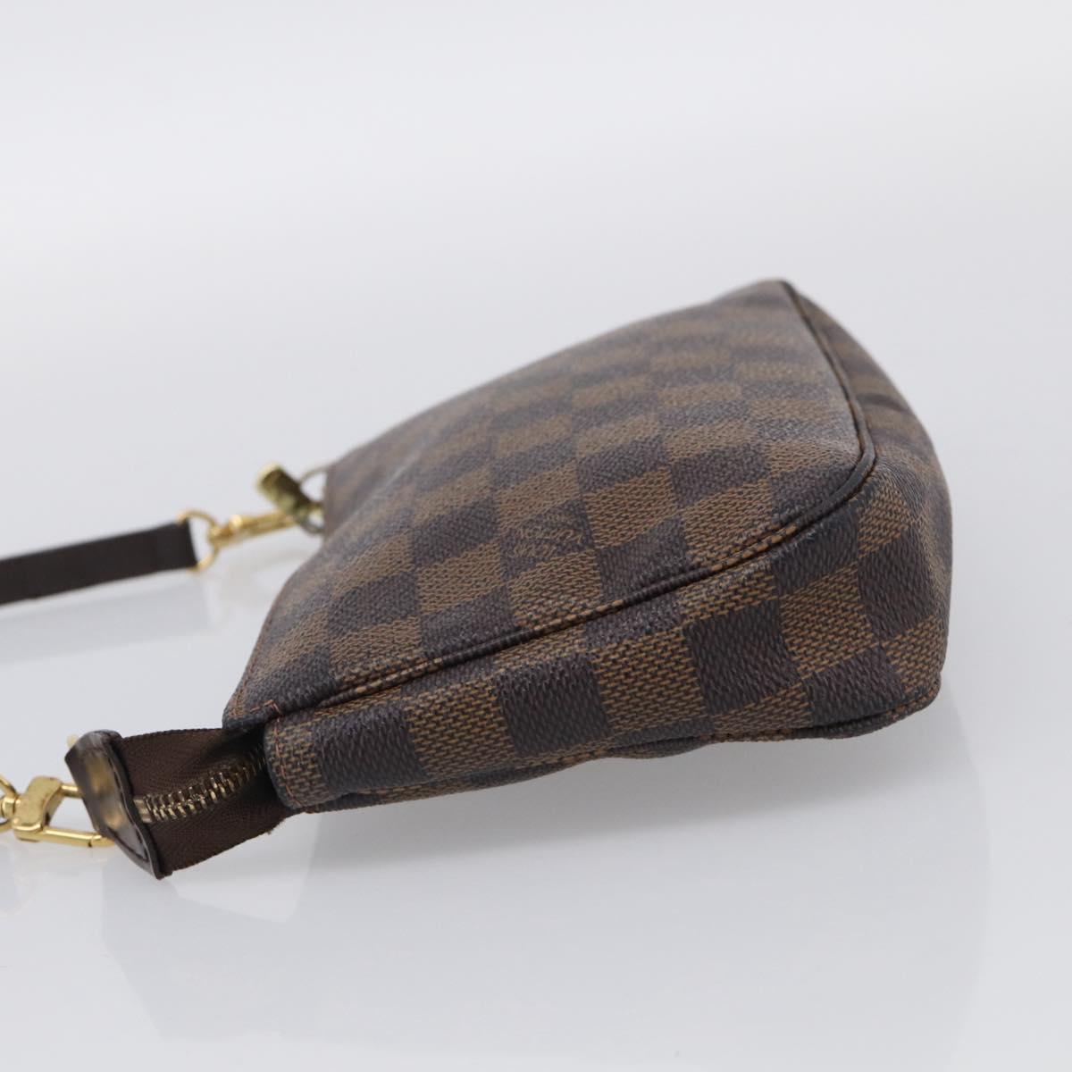 LOUIS VUITTON Damier Ebene Pochette Accessoires Pouch N41206 LV Auth 214466V