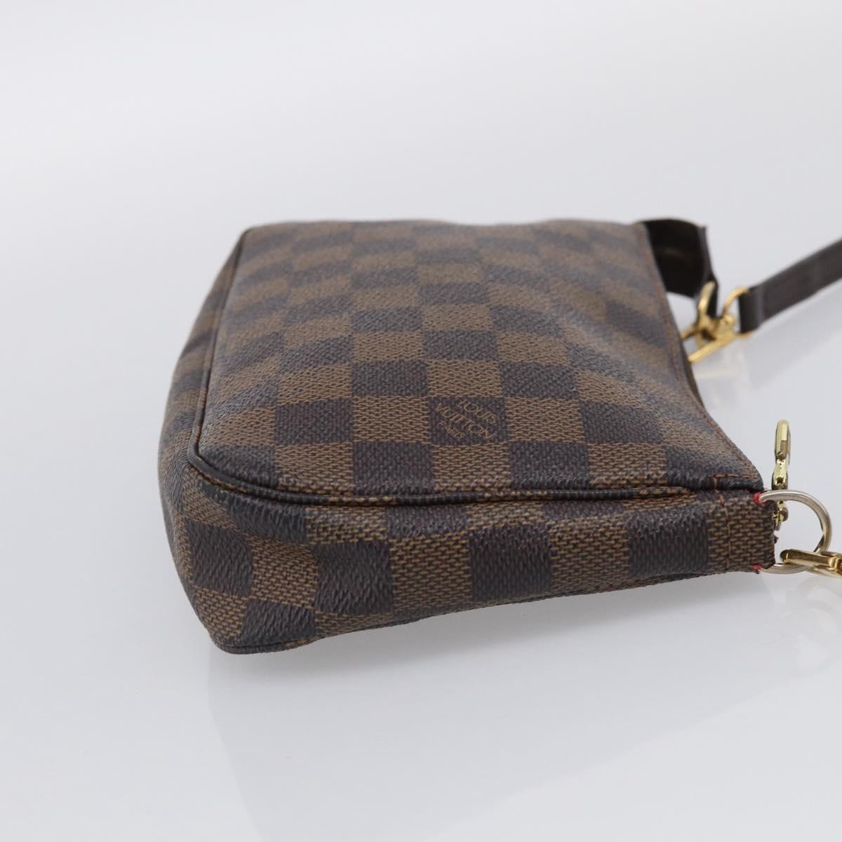 LOUIS VUITTON Damier Ebene Pochette Accessoires Pouch N41206 LV Auth 214466V