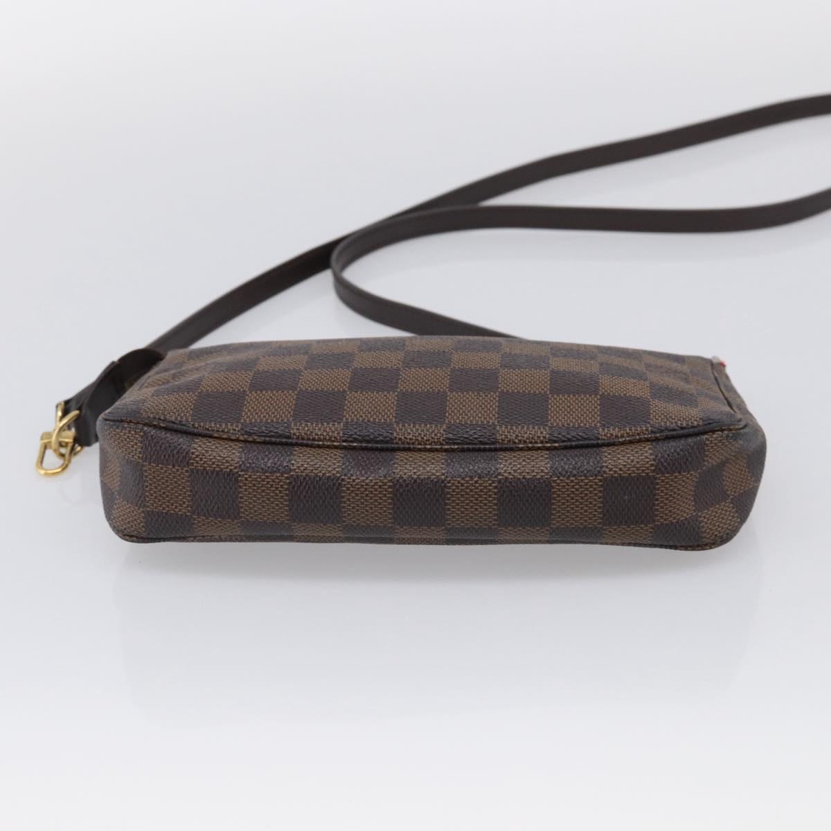 LOUIS VUITTON Damier Ebene Pochette Accessoires Pouch N41206 LV Auth 214466V