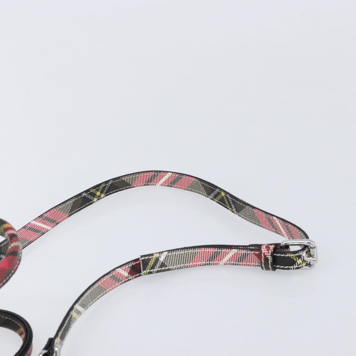 Vivienne Westwood Hand Bag PVC Canvas 2way Multicolor Silver Auth 214650A