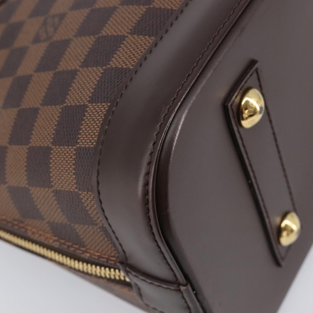 LOUIS VUITTON Damier Ebene Alma PM Hand Bag N53151 LV Auth 214655V