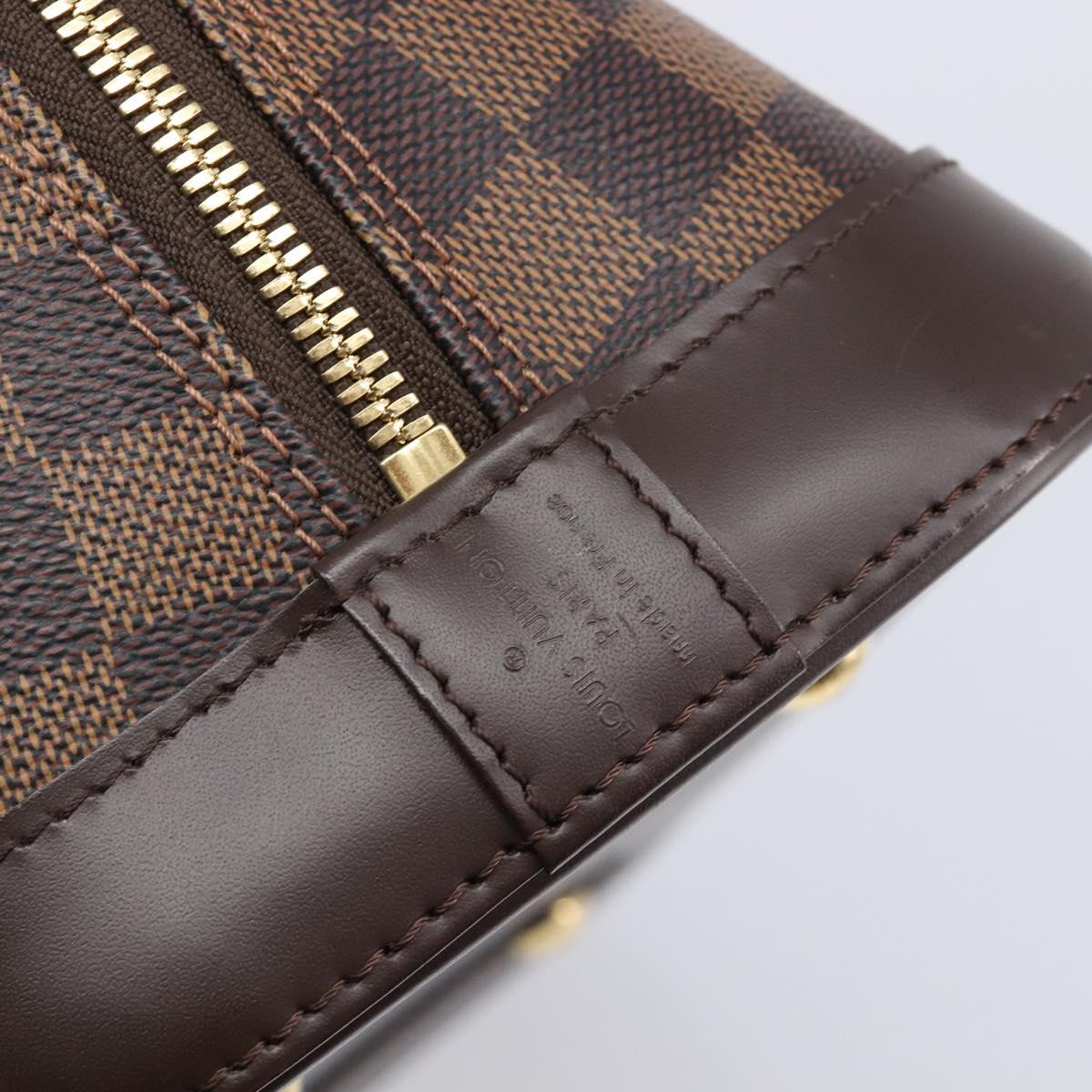 LOUIS VUITTON Damier Ebene Alma PM Hand Bag N53151 LV Auth 214655V