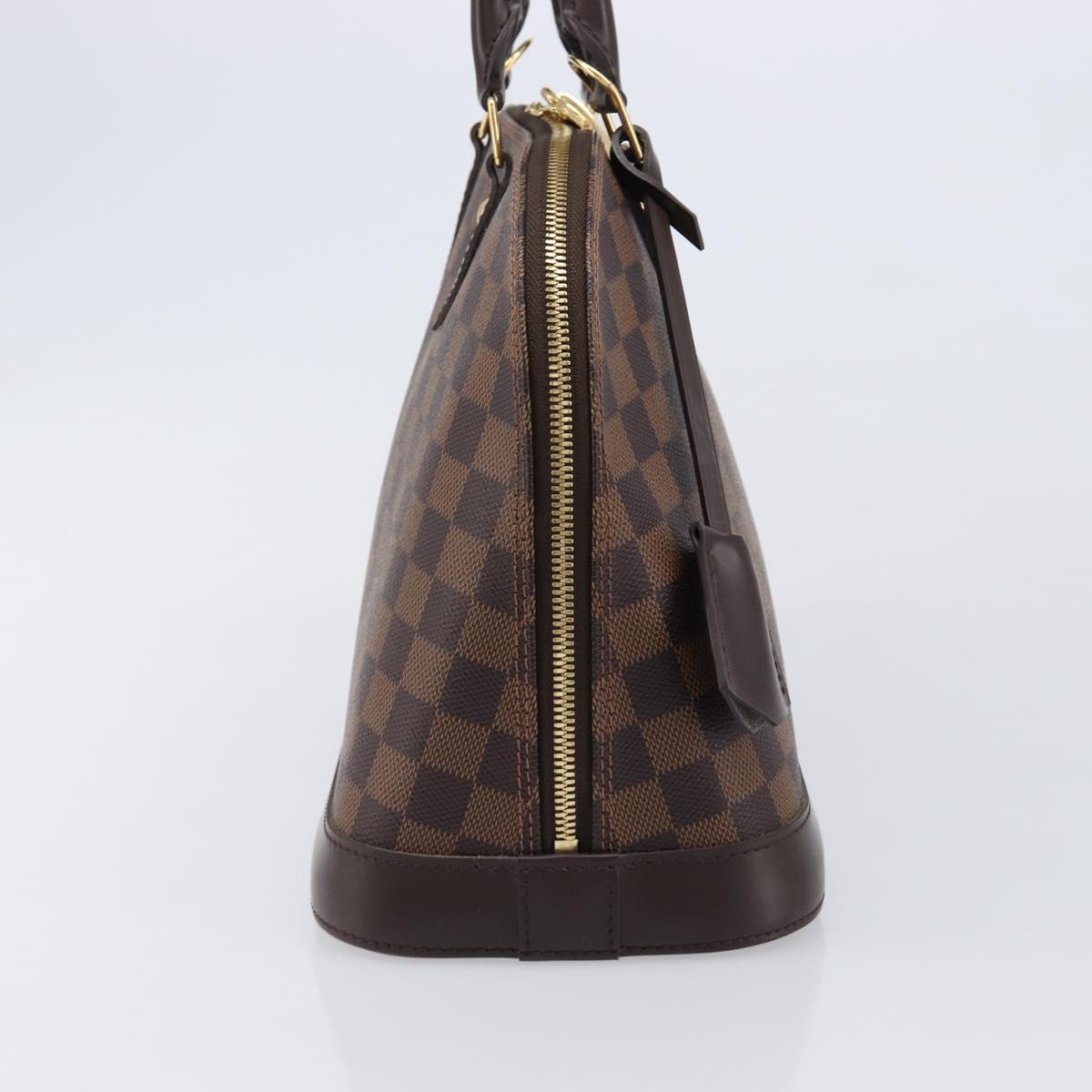 LOUIS VUITTON Damier Ebene Alma PM Hand Bag N53151 LV Auth 214655V