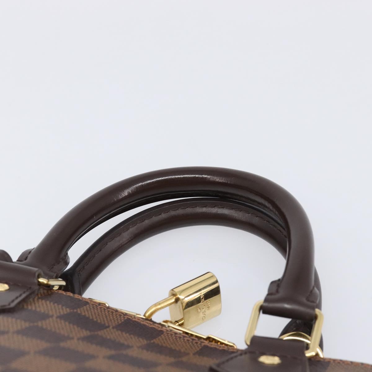 LOUIS VUITTON Damier Ebene Alma PM Hand Bag N53151 LV Auth 214655V