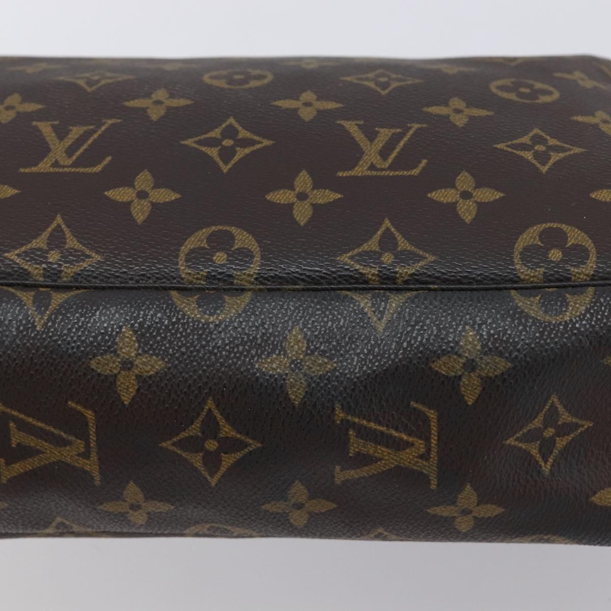 LOUIS VUITTON Monogram Trousse Toilette 28 Clutch Bag M47522 LV Auth 214661