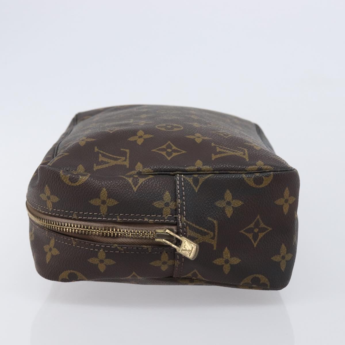LOUIS VUITTON Monogram Trousse Toilette 28 Clutch Bag M47522 LV Auth 214661