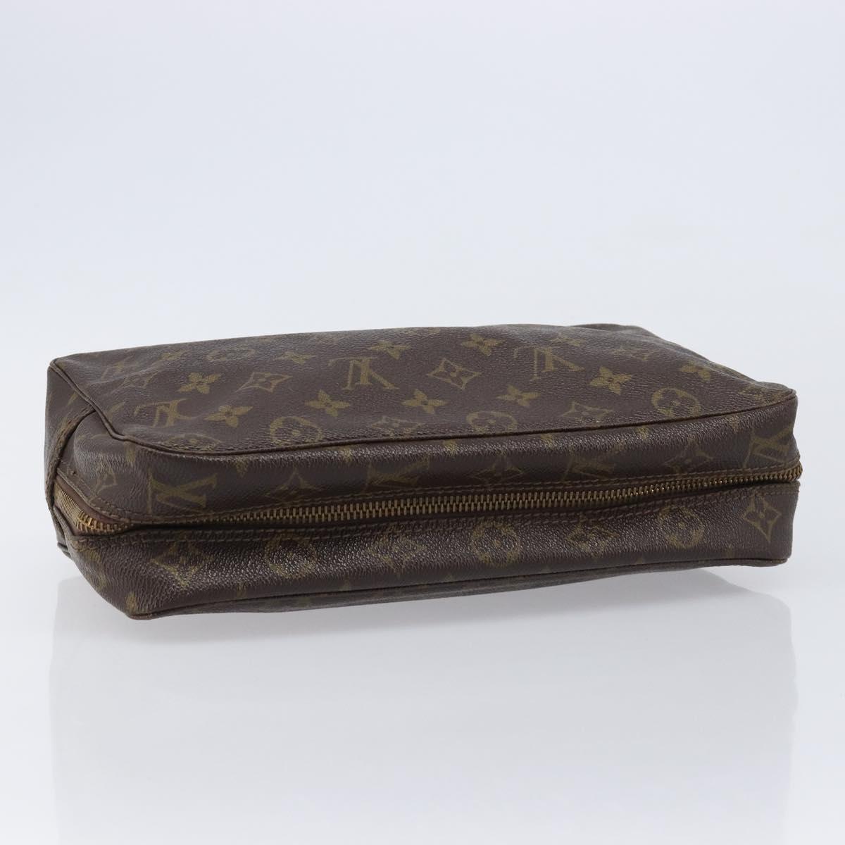 LOUIS VUITTON Monogram Trousse Toilette 28 Clutch Bag M47522 LV Auth 214664