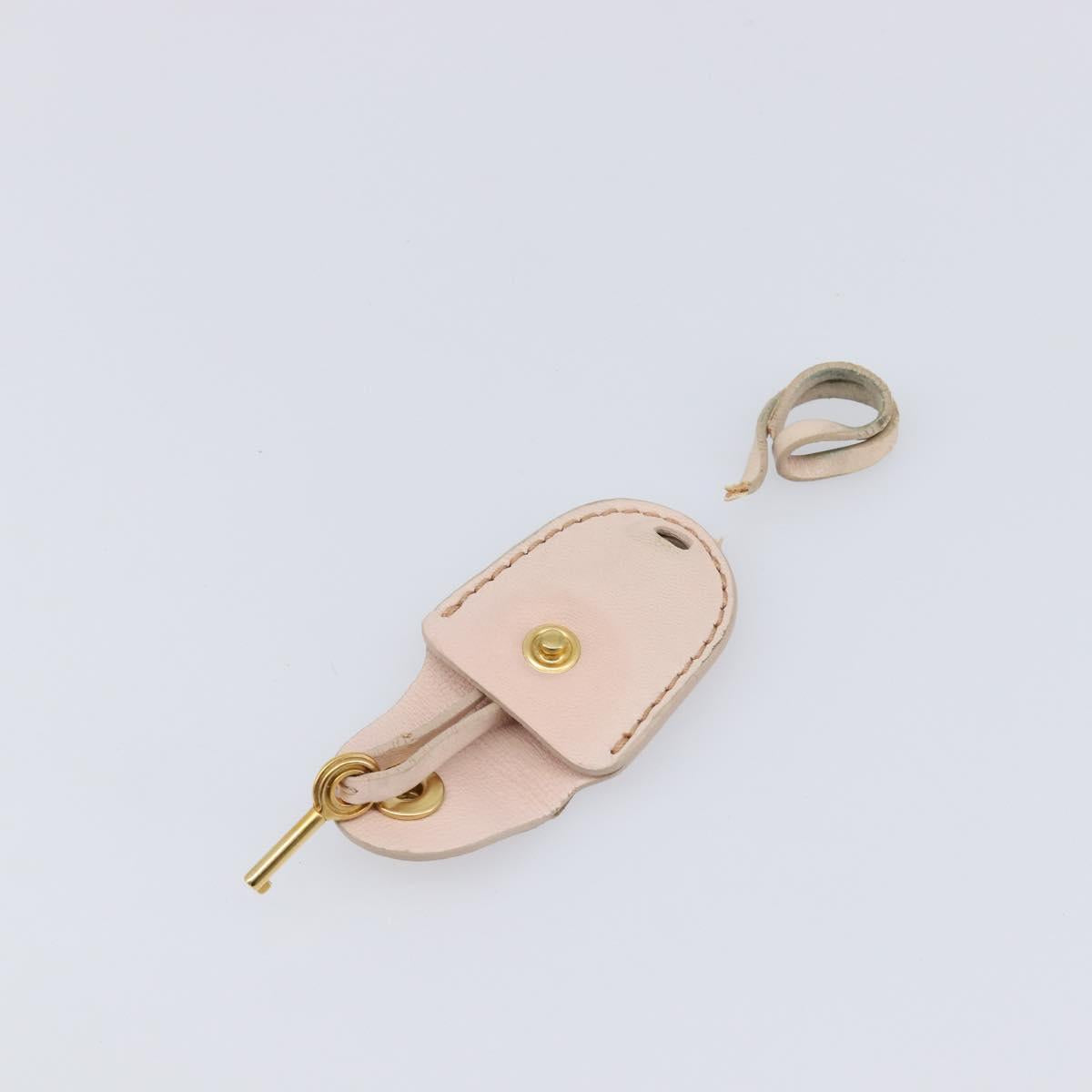 Miu Miu Matelasse Hand Bag Leather 2way Beige Gold Auth 214668A