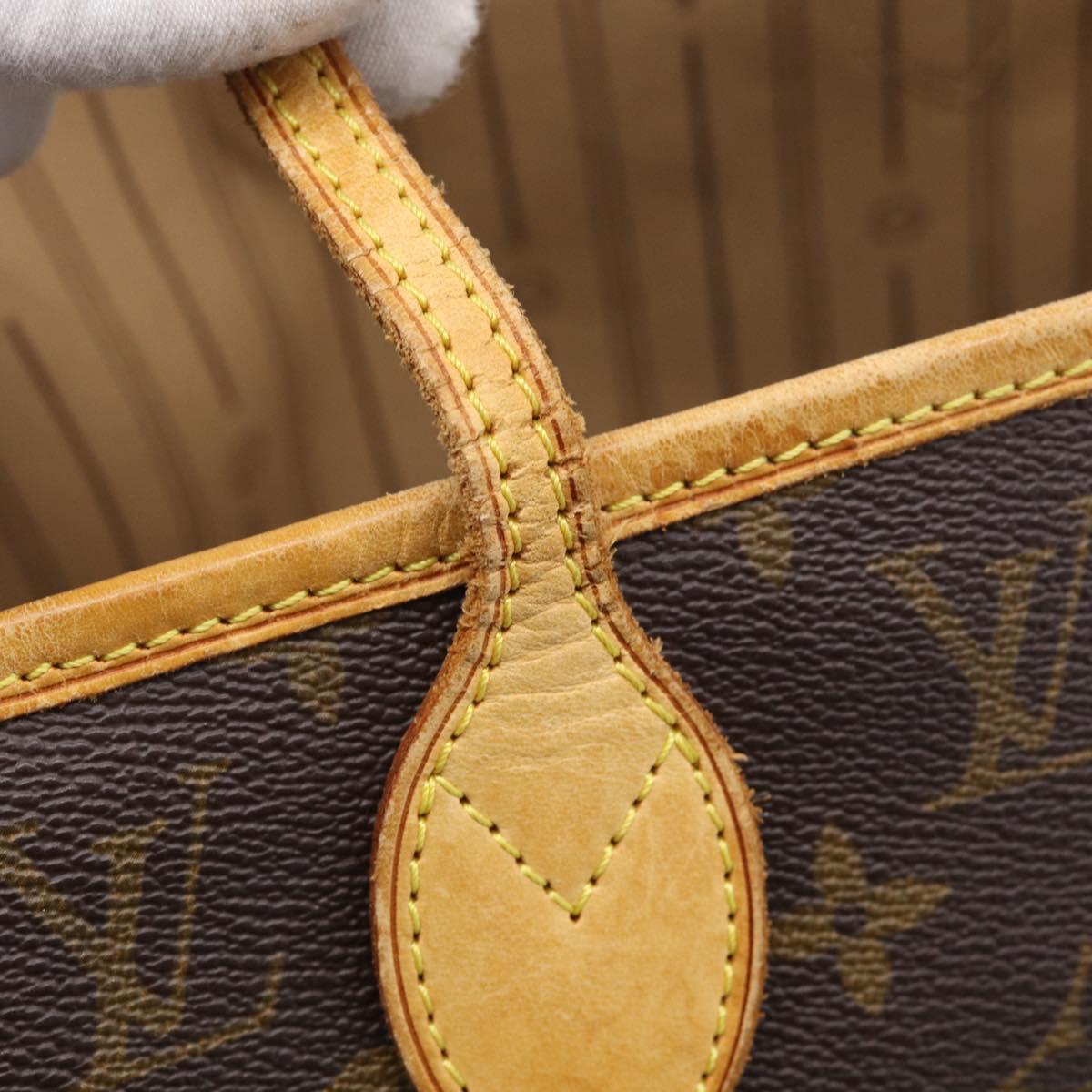 LOUIS VUITTON Monogram Neverfull MM Tote Bag M40156 LV Auth 214673