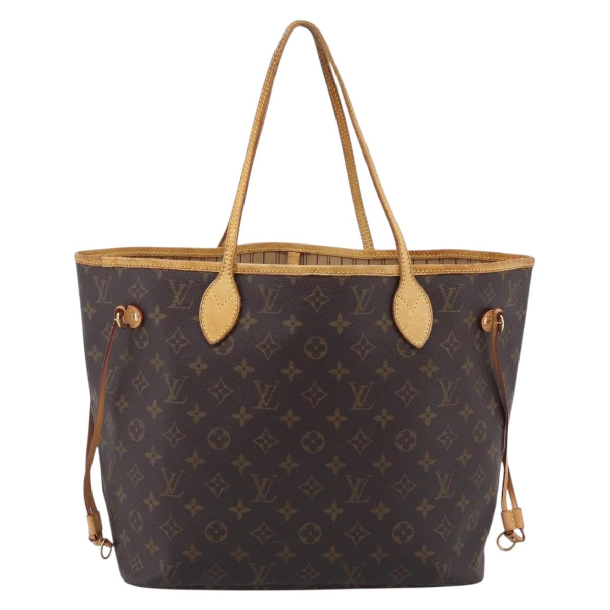 LOUIS VUITTON Monogram Neverfull MM Tote Bag M40156 LV Auth 214673