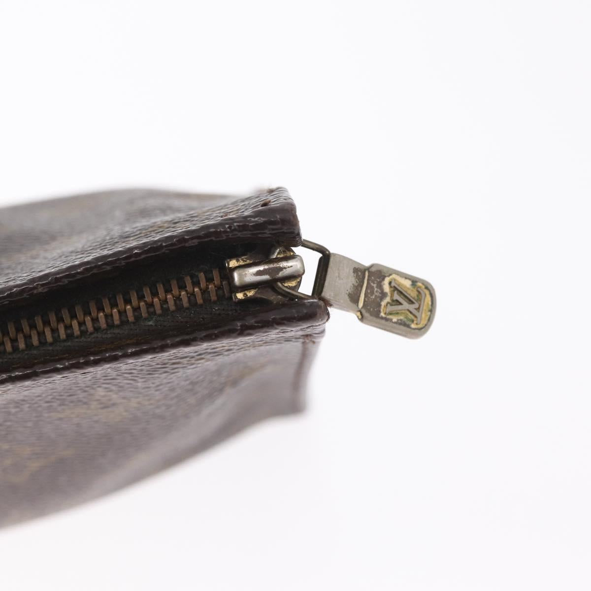 LOUIS VUITTON Monogram Poche Toilette 19 Pouch M47544 LV Auth 214707