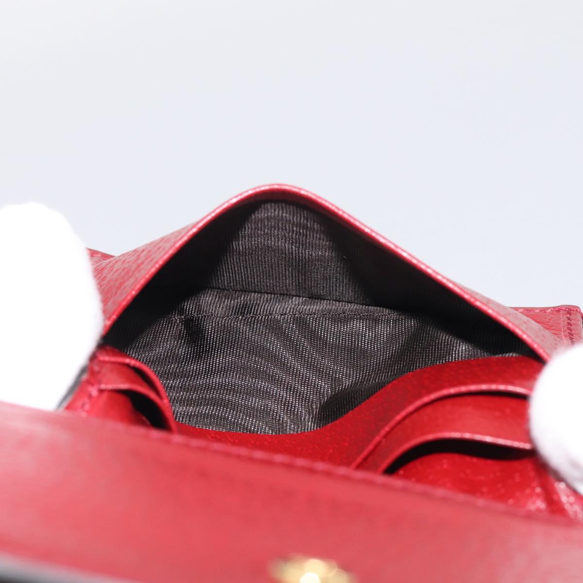 GUCCI Micro GG Supreme GG Marmont Doraemon Wallet PVC Beige 654541 Auth 214723M