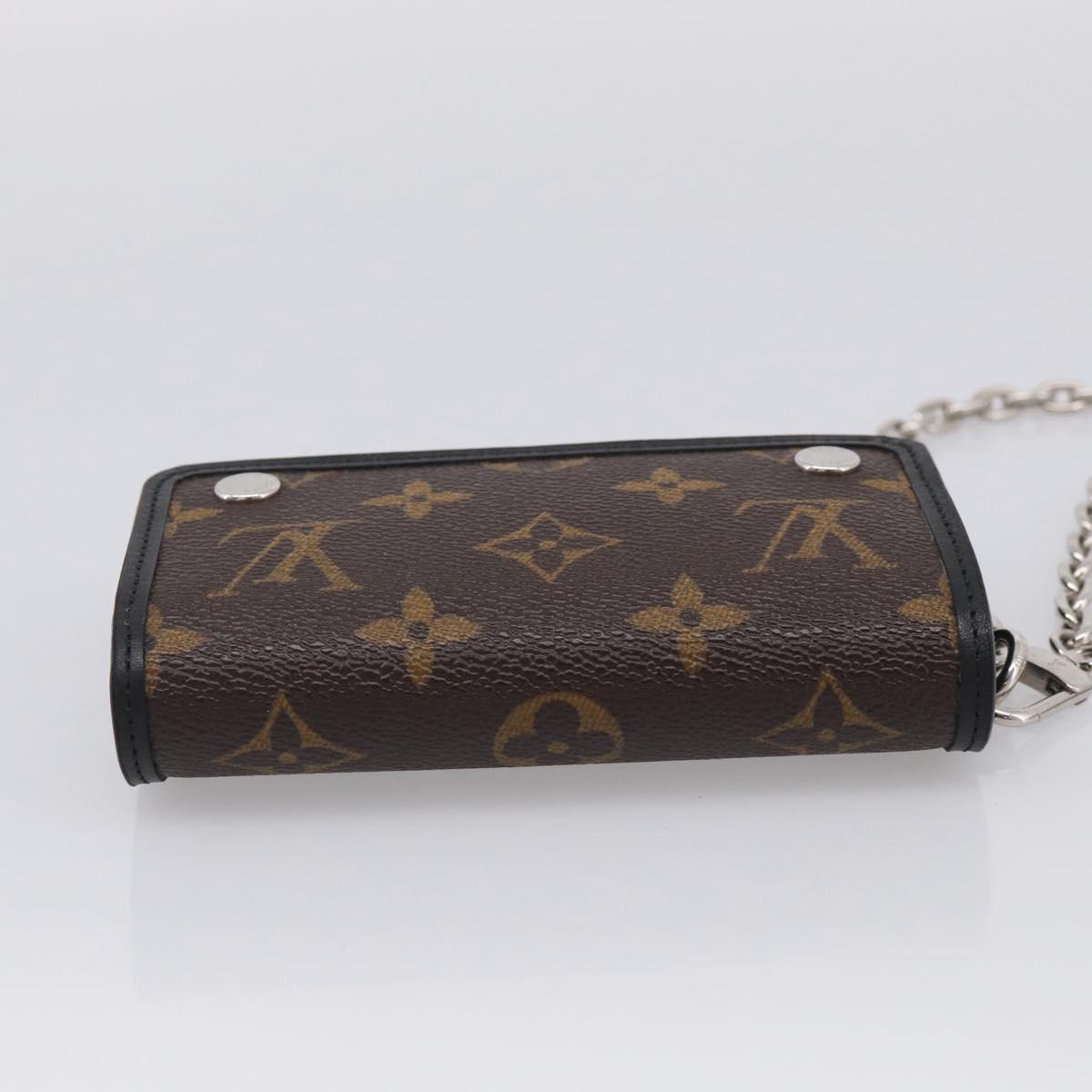 LOUIS VUITTON Monogram Macassar Porte Feuille Compact Wallet M60167 Auth 214724V