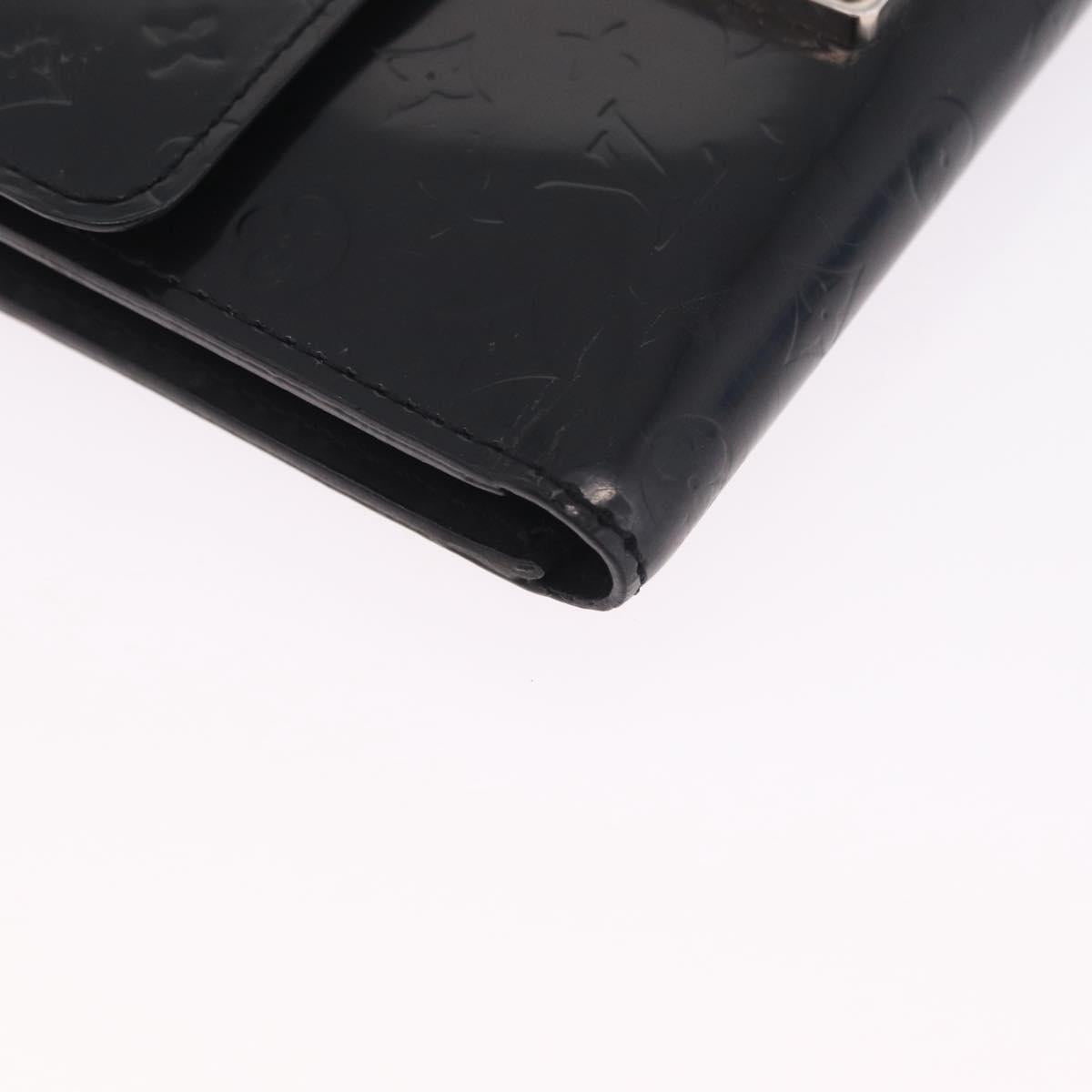 LOUIS VUITTON Monogram Lace Anushka PM Wallet Black M92232 LV Auth 214732