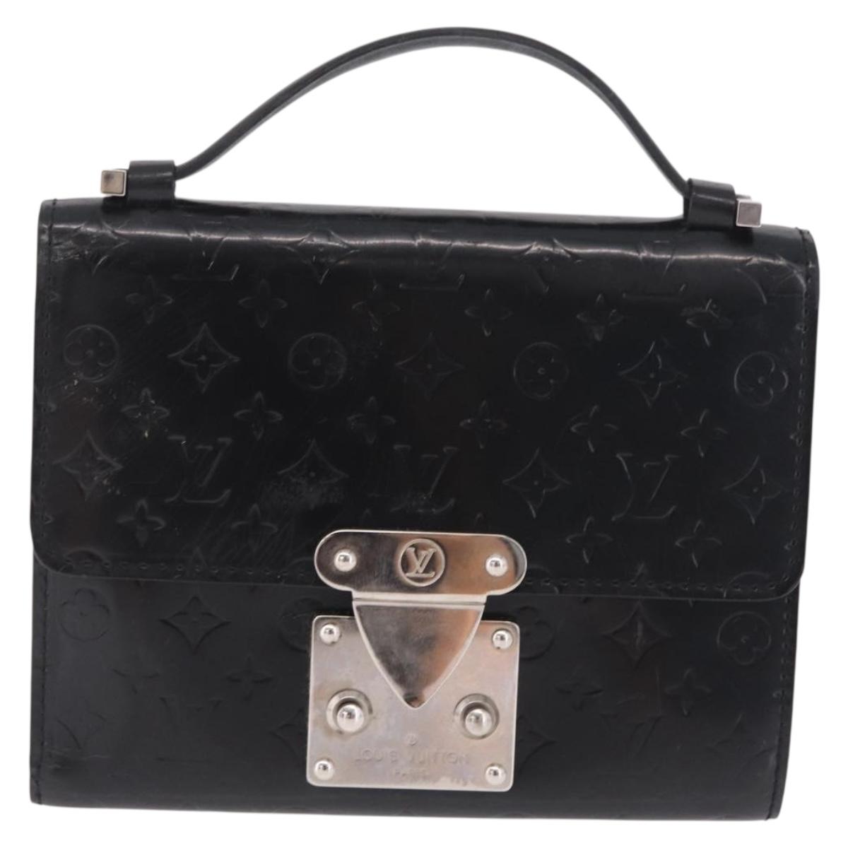 LOUIS VUITTON Monogram Lace Anushka PM Wallet Black M92232 LV Auth 214732