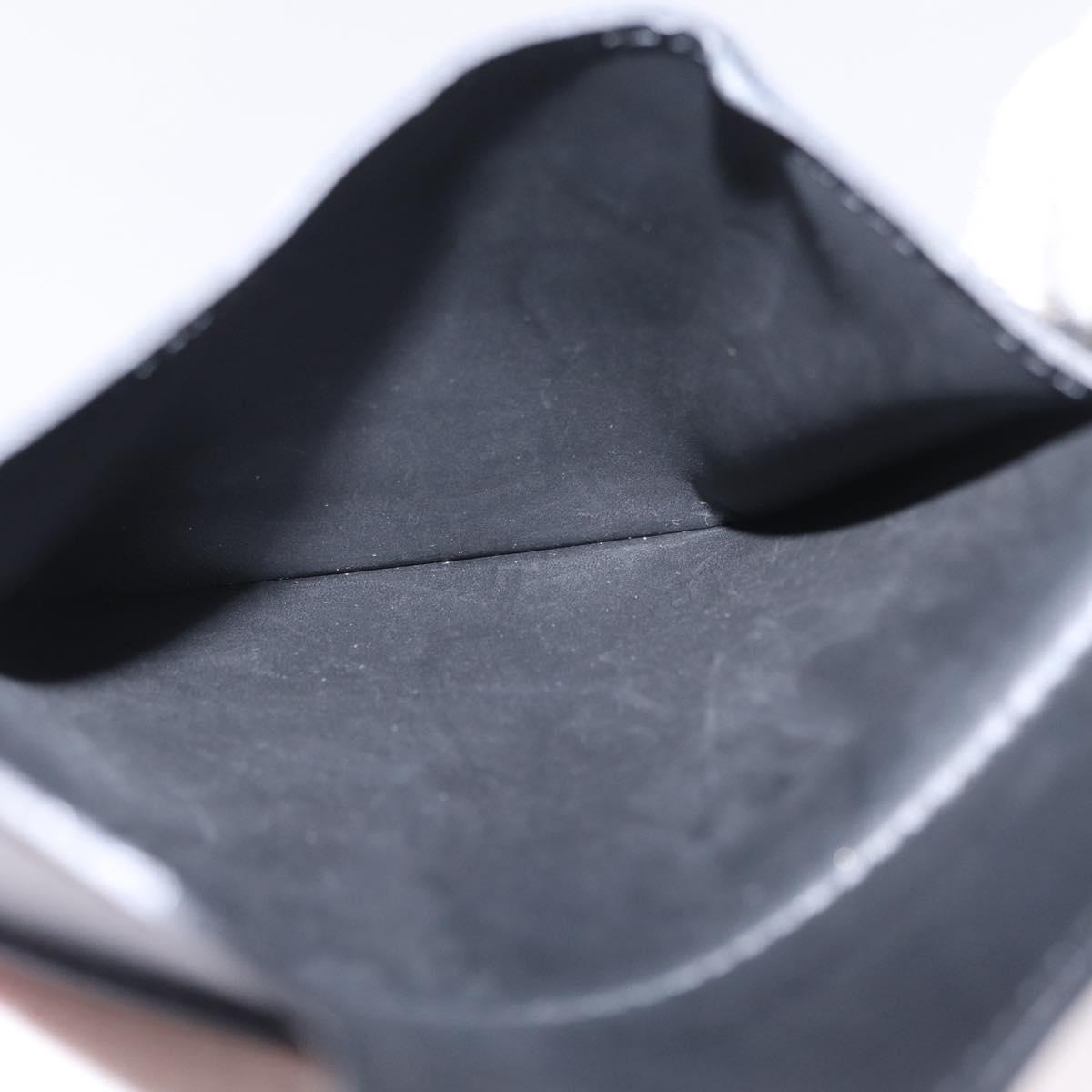 LOUIS VUITTON Monogram Lace Anushka PM Wallet Black M92232 LV Auth 214732