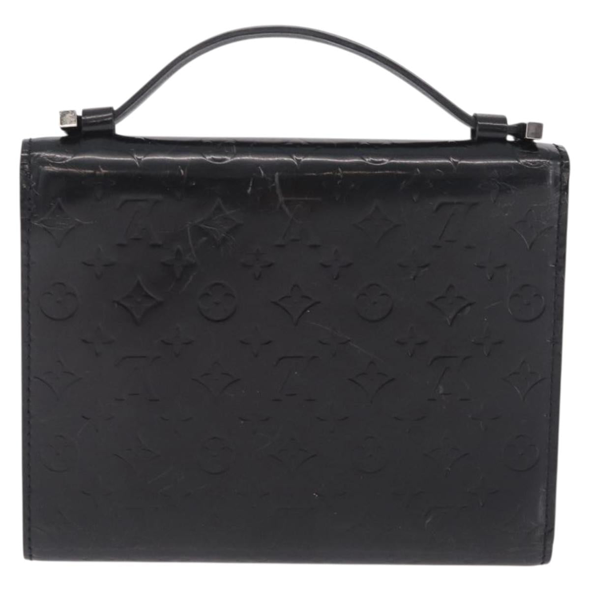 LOUIS VUITTON Monogram Lace Anushka PM Wallet Black M92232 LV Auth 214732